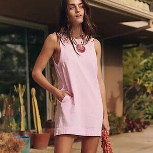 Full Of Sunshine Cotton-Linen Mini Dress